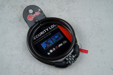 Замок велосипедний SECURITY LOCK 12 / 650 мм, кодовий 