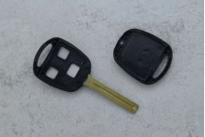 Корпус ключа Toyota  TOY40 3 кнопки (без кнопок)