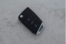 Корпус ключа Skoda / VW  HU66P 3 кнопки