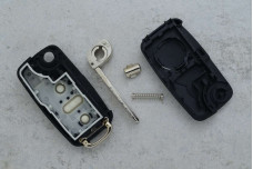 Корпус ключа VW  HU66P 2 кнопки