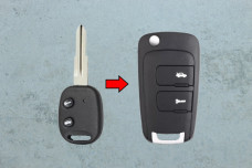 Корпус ключа Chevrolet 2 кнопки (під переробку)