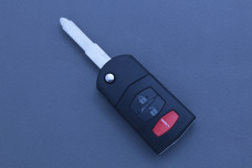 Корпус ключа Mazda  MAZ24R 2 кнопки + паніка