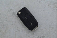 Корпус ключа VW  HU66P 2 кнопки