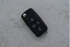 Корпус ключа VW  HU66 4 кнопки + паніка
