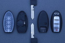 Корпус пульта Infiniti SMART NSN14 3 кнопки + паніка (Start)