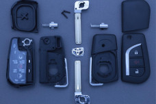 Корпус ключа Toyota TOY48 2 кнопки + паніка