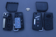 Корпус ключа Toyota TOY48 2 кнопки + паніка