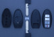 Корпус пульта Infiniti SMART NSN14 3 кнопки + паніка (Центральне кріплення батарейки)
