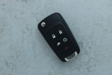 Корпус ключа Chevrolet HU100 4 кнопки + паніка
