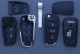 Корпус пульта Audi 3 кнопки + паніка HU66