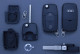 Корпус пульта Audi 2 кнопки HU66 (під 1620)