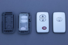 Корпус пульта Toyota SMART 2 кнопки + паніка (без леза)