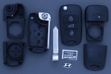 Корпус ключа Hyundai 3 кнопки HYN10R