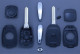 Корпус ключа SsangYong 2 кнопки TOY43