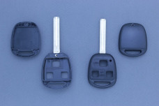 Корпус ключа Toyota 3 кнопки TOY48 long без лого 