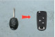 Корпус ключа Ford  HU101 3 кнопки
