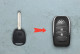 Корпус пульта Toyota TOY43 2 кнопки (під переробку)