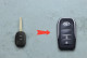 Корпус пульта Toyota TOY43 2 кнопки (під переробку)