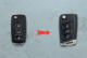 Корпус пульта VW HU66P 3 кнопки (під переробку)