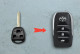 Корпус пульта Toyota SMART 3 кнопки TOY47 (під переробку)