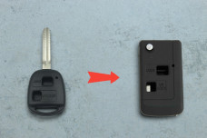 Корпус пульта Toyota TOY43 2 кнопки (тип5 переробка)