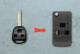 Корпус ключа Toyota  TOY43 3 кнопки (переробка)