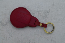 Чохол Mini Cooper червоний шкіра