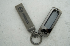 Чохол Mazda 3КН Smart CX4 / CX5  H3 graphite / grey мет+шкіра