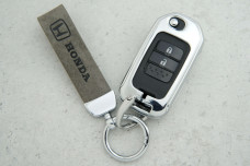 Чохол Honda сірий шкіра + метал