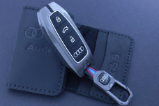 Чохол Audi метал + силікон