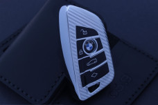 Чохол BMW carbon silver