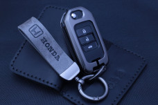 Чохол Honda метал + шкіра