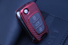 Чохол Hyundai / Kia carbon червоний