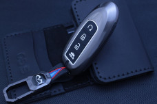Чохол Infiniti Smart 4 ПТ black мет+силікон №3