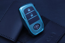 Чохол Toyota carbon зелений
