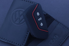 Чохол VW / SKODA  чорний силікон