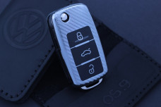 Чохол VW carbon silver